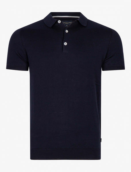 116241007 - Sorrentino Polo - knitted polo met een boord