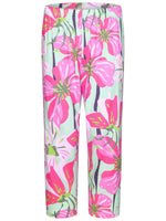 20241-100-3 - Katoen modal 3/4  pyjama grote bloem