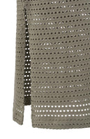 03-609117-405 - Mouwloze rechte crochet jurk
